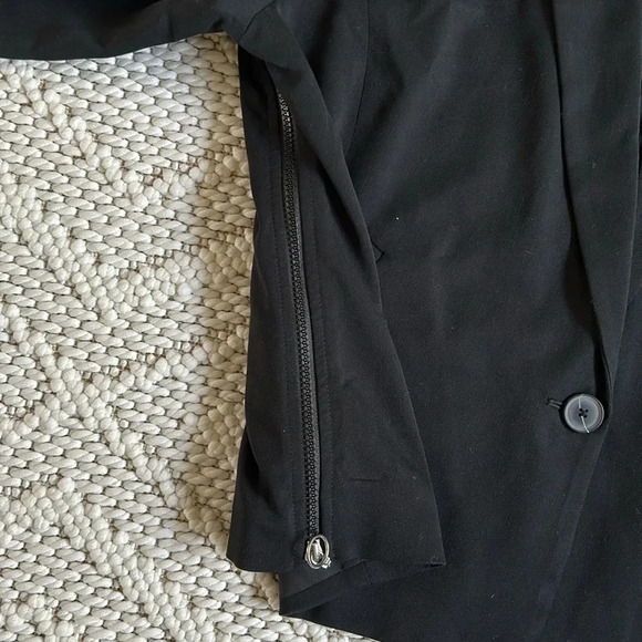 a new day Elegant Black Suit Jacket - Picture 6 of 9